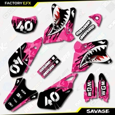 Pink Savage Graphics Kit fits Suzuki DRZ400SM Drz400s drz400 Supermoto DRZ