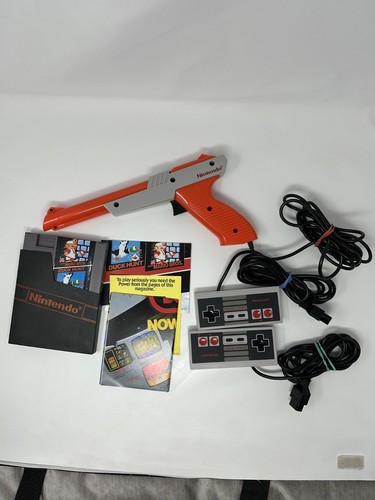 Nintendo NES Action Set System Konsole in Box Zapper Mario Duck - Bild 10 von 16