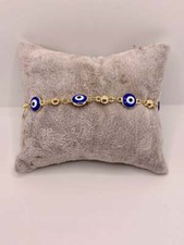 Evil eye Bracelet, Blue bracelet, Gold Filled Bracelet
