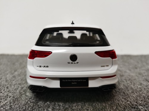 1:18 Volkswagen Golf 8 gen R Line Diecast Model Car Toys Collection White/Blue - Picture 5 of 11
