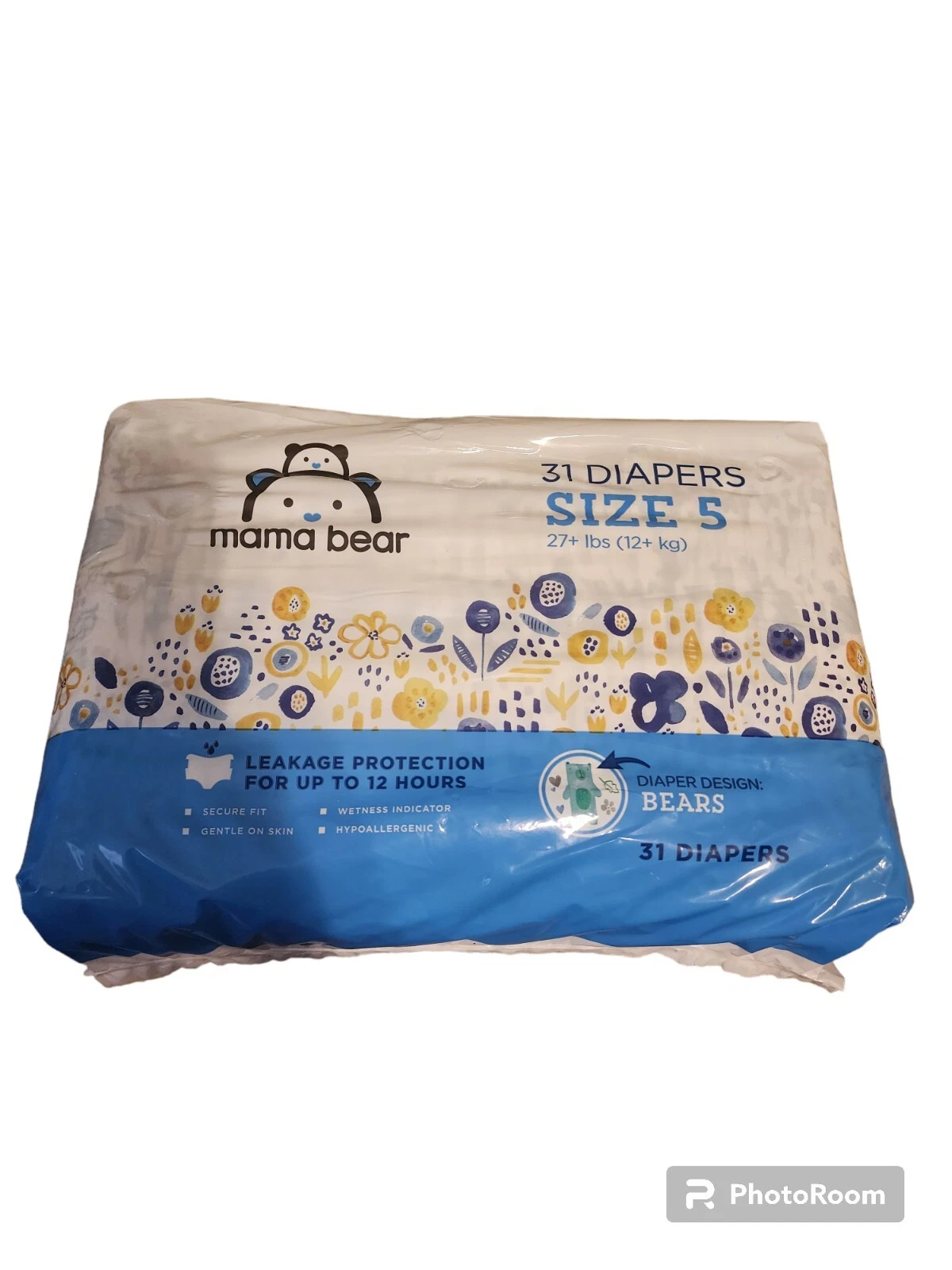 Mama Bear Hypoallergenic Size 5 New diapers