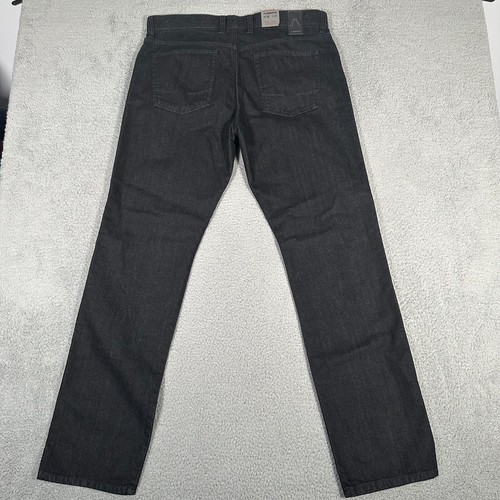 Alberto Jeans Mens 38x34 (Fits 37x34) Black Modern Fit T400 Denim Stretch New - Picture 9 of 11