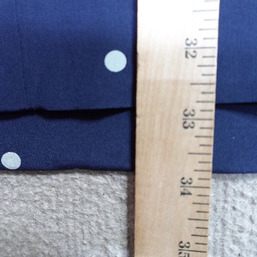 J.Crew Womens Dress 2 Blue Polka Dot 100% Silk Lined Shift E8903 - Picture 8 of 12