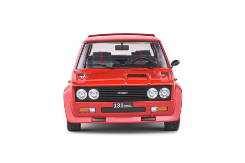 Fiat 131 Abarth Rally Stradale 1980 Gr.4 Street S1806002 Rosso Rosso Solido 1:18 - Foto 6 di 6
