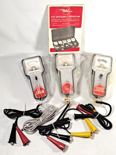 Vintage RAC Automobile Diagnostics Testers. Mint condition.
