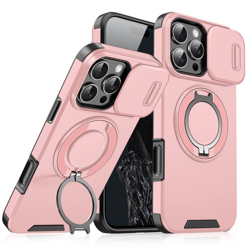Rugged Magnetic Case For iPhone 16 Pro Max 15 14 13 12 11 with Ring Camera Cover - Picture 15 of 18