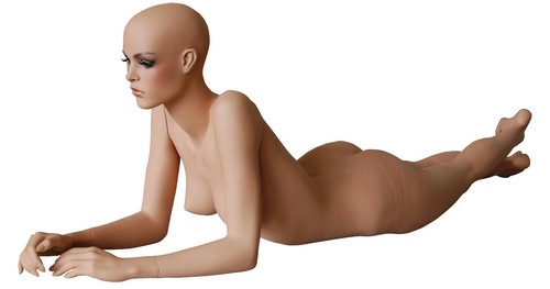 Adult Female Fiberglass Laying Down Sexy Full Body Realistic Mannequin - Picture 9 of 9