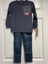 Kids Levi s Outfit-Long Sleeve Shirt Jeans Size 4