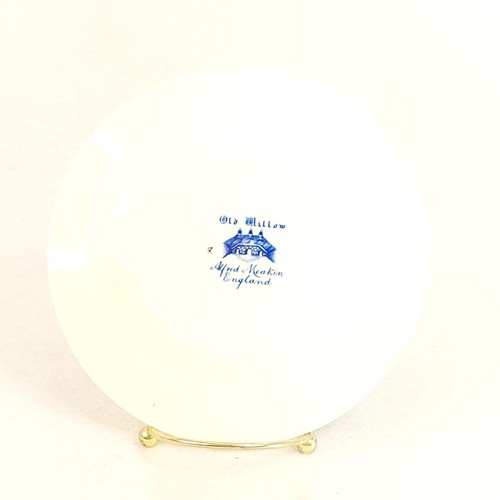 Plato Pan Mantequilla Alfred Meakin Antiguo Sauce Azul Inglaterra Vintage 6.75" Sello - Imagen 7 de 7