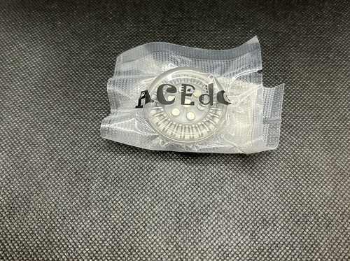 ACEdc White Polycarbonate (PC) Donut Mini Haptic Fidget Clicker Coin - Rare EDC - Picture 2 of 5