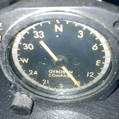 Indicator Directional Gyroscopic Sperry Gyroscope 6240 C90180 1302 6b/1356 - Foto 3 di 8