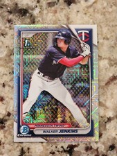 2024 Bowman Walker Jenkins Chrome Mega Box Refractor 1st Prospect #BCP-43 Twins