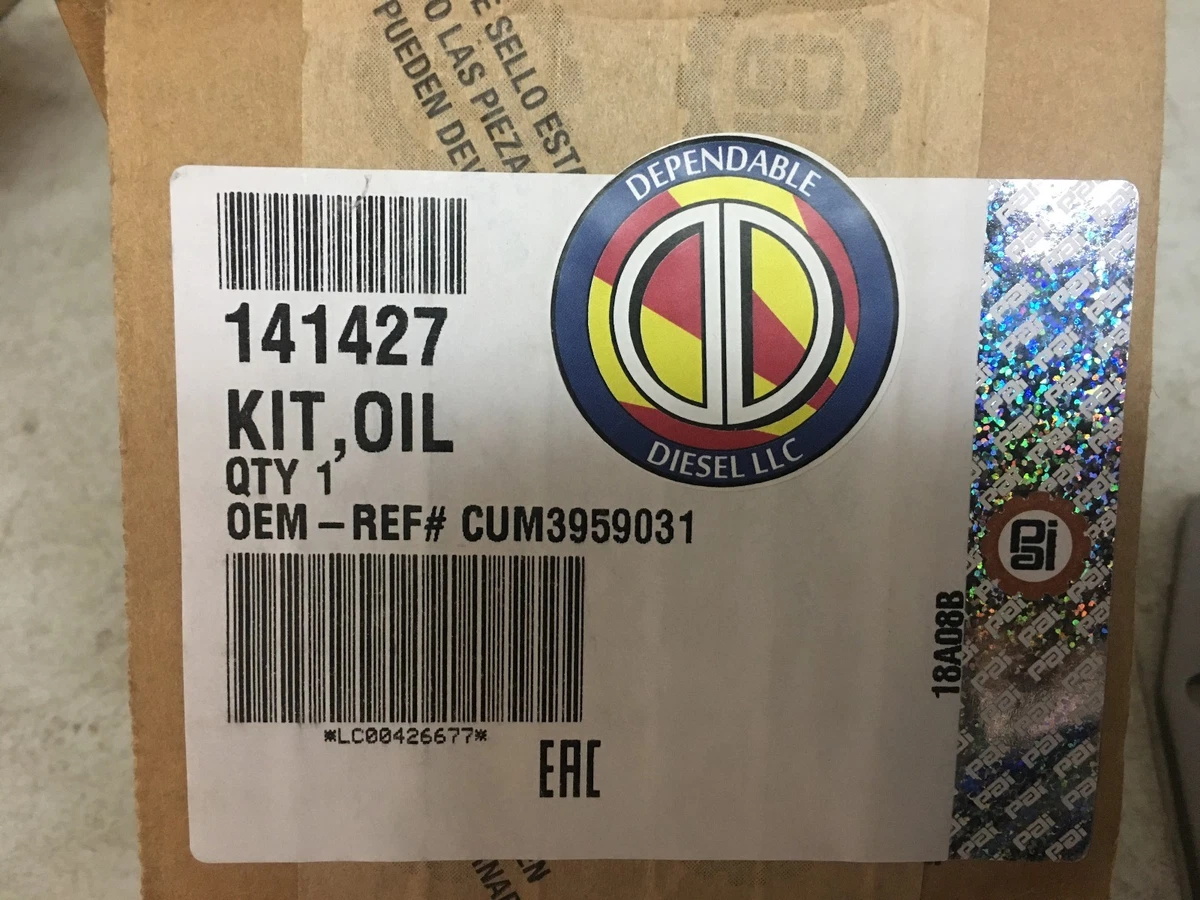 Oil Cooler Core for Cummins 4B3.9 ISB & QSB. PAI# 141427 Ref 