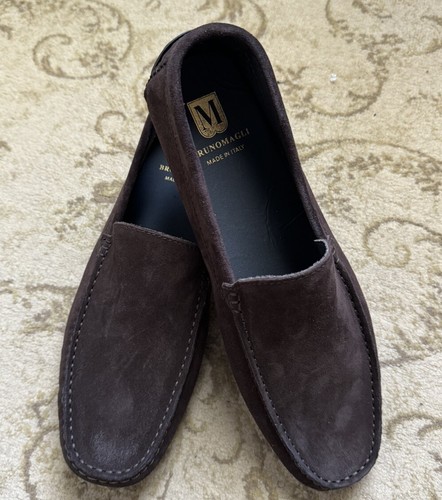 BRUNO MAGLI” XENIA” BROWN Suede Luxury Loafers Size 10.5 MSRP $298 - Picture 8 of 16