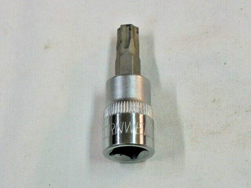 Cornwell Tools T45H 3/8" Drive Chrome Tamper Resistant Torx Socket - Picture 1 of 4