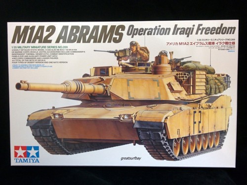 35269 Tamiya 1/35 Model Tank Kit US M1A2 Abrams US Army US Marine Battle Tank - Picture 1 of 6