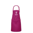 Victoria Vynn Nail Tech Apron Universal One Adult Size Embroidered Fuchsia