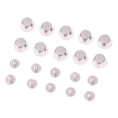 10sets Metal Bag Rivets For DIY Leather Studs Bag Wear Protection Rivets ~ - Picture 12 of 12