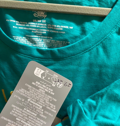 Camiseta para mujer Tinker Bell de los parques de Disney nueva con etiquetas - Peter Pan 3X - Imagen 5 de 5