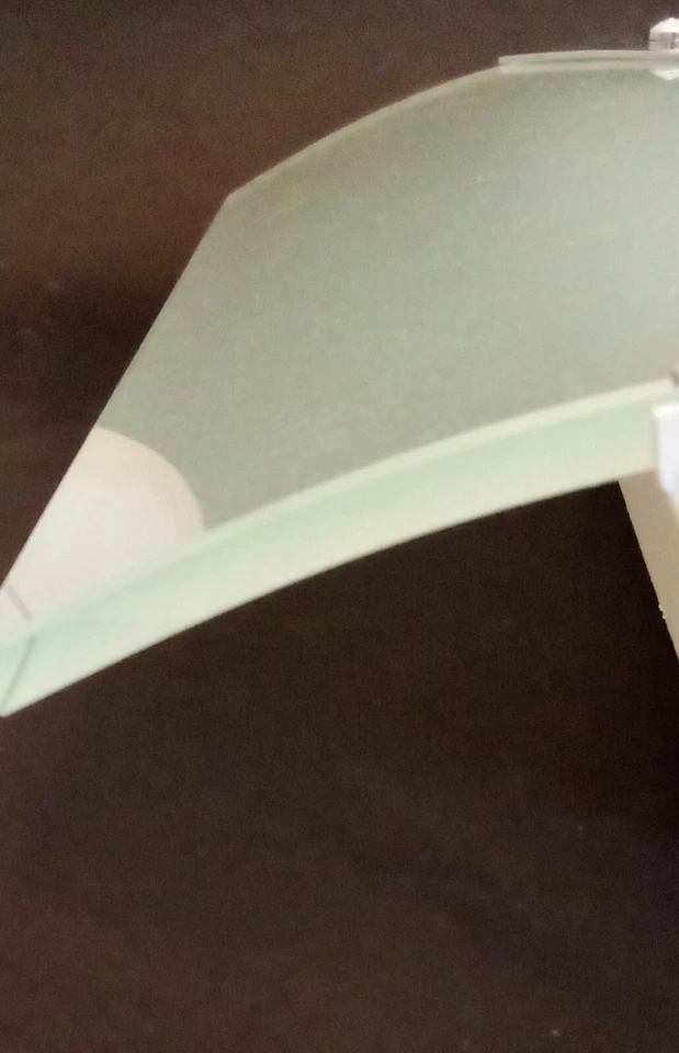 RSL Design Wandleuchte Glas satiniert B27,3xL30cm 3 Stk. vorhanden 1990er - Bild 4 von 4