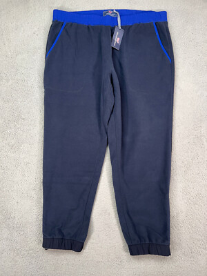 Vineyard Vines Pants Mens XL Big Blue Harbor Fleece Loungewear Soft NEW