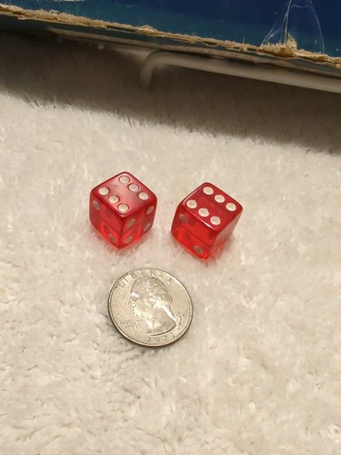 MONOPOLY Deluxe Anniversary Edition 1985 Replacement Part ~ RED DICE ~ EUC - Picture 4 of 10