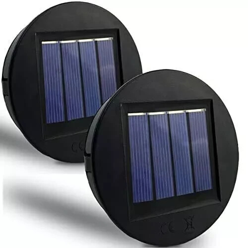 Replacement Solar Light Parts 2 Pack Solar Lights Replacement Top 8 Lumens Solar - Picture 1 of 6