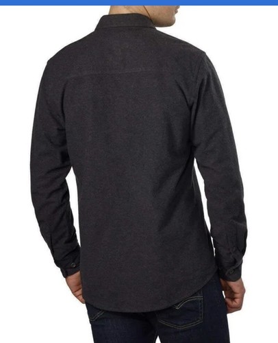 Mens Flannel Chamois Shirt- Grizzly Mountain-Small-green,gray-lot Of 2 - Picture 4 of 7