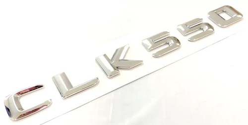 CHROME CLK550 REPLACEMENT FOR MERCEDES REAR TRUNK EMBLEM BADGE NAMEPLAT DECAL# - Bild 1 von 2