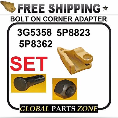 BOLT ON CORNER ADAPTER for Caterpillar LEFT 3G5358 BOLT/& NUT J350  SHIPS FREE!