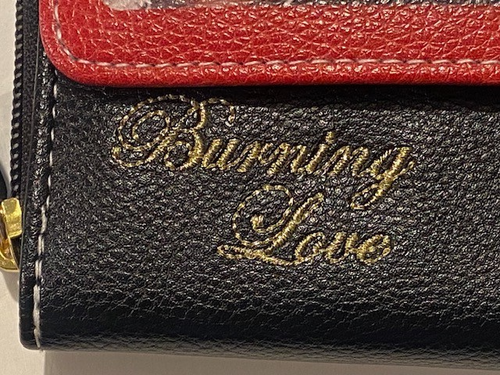 V.RARE: Elvis 'Burning Love' Leather Purse from BRADFORD EXCHANGE *AS NEW COA* - Picture 3 of 8