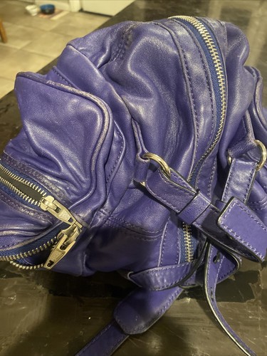 ALEXANDER WANG Marti 3 way Purple Backpack Buttery Leather. Excellent Condition - Picture 15 of 16