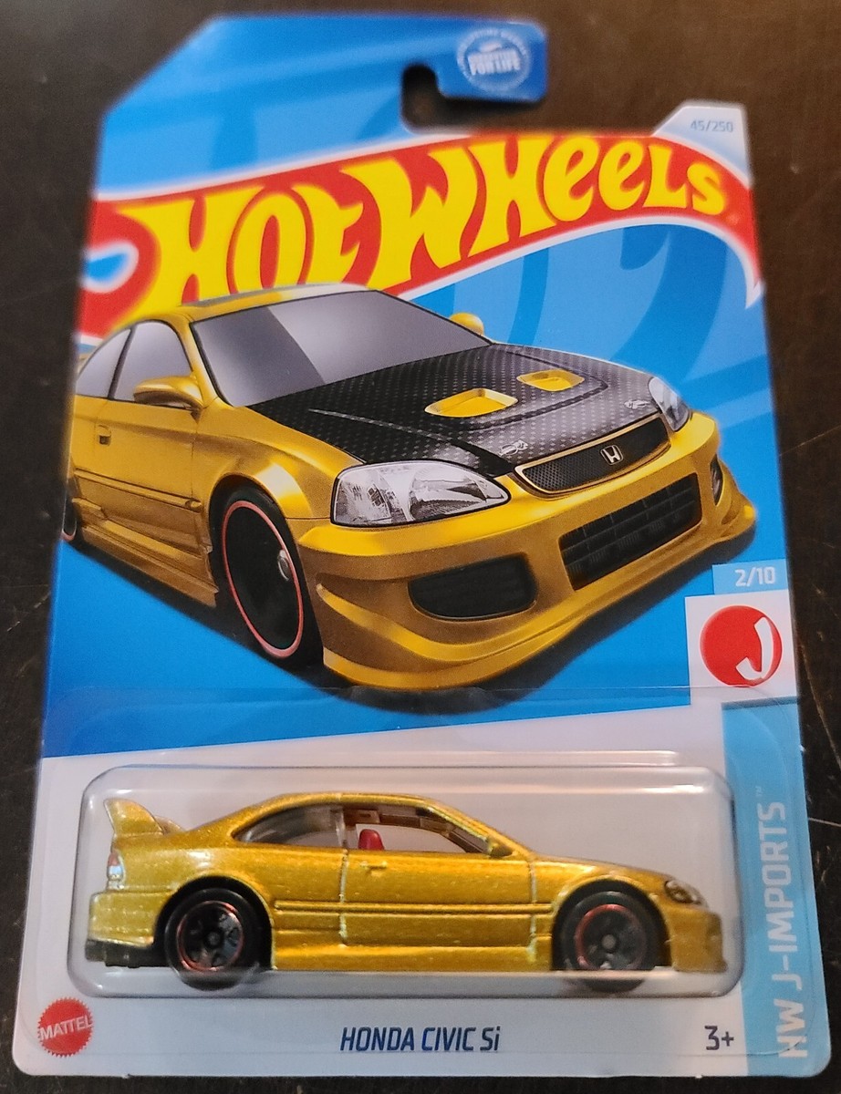 Hot Wheels 2024 Honda Civic Si Gold HW J-Imports #2/10 (Lot of 1