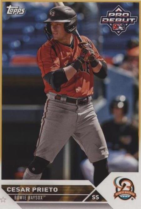 2023 Topps Pro Debut - Cesar Prieto #PD-16 - 1 of 1