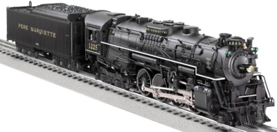 LIONEL LEGACY PERE MARQUETTE BERKSHIRE 1225 STEAM ENGINE 6-11203 6-11204 O  SCALE