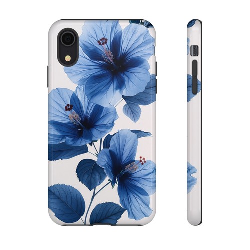 Blue Floral Minimalist Flowers Phone Case for iPhone, Samsung Galaxy, Pixel - 第 89/175 張圖片