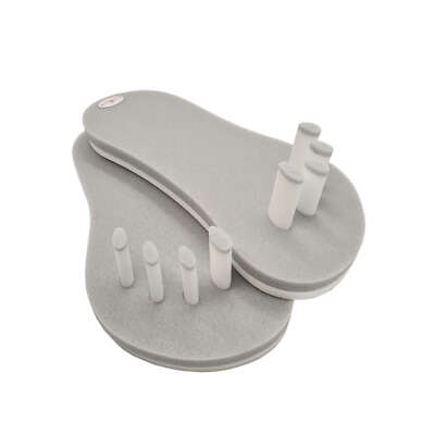 PediQuick - Innovative Pedikürehilfe Grau - 100% Schaumstoff