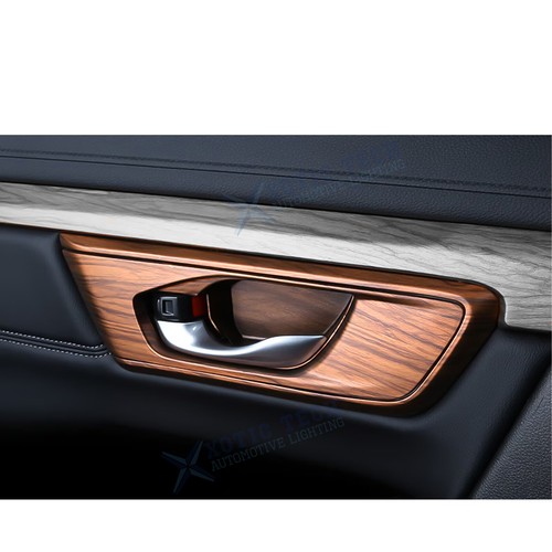 Interior Sporty Center Console Cover Trim Peach Wood Grain For Honda CRV 2017-22 - Picture 22 of 42