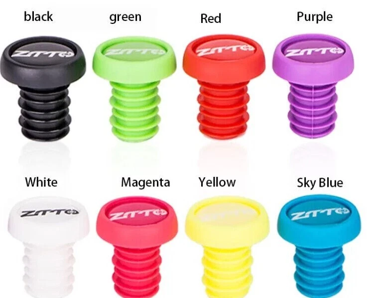 Силиконовые торцевые заглушки руля резиновая штанга крышка захват горный велосипед дорожный велосипед Ztto - Изображение 3 из 4