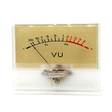 T-90 VU Meter Panel DB Level Header HIFI Audio Amplifier Chassis w/ Backlight