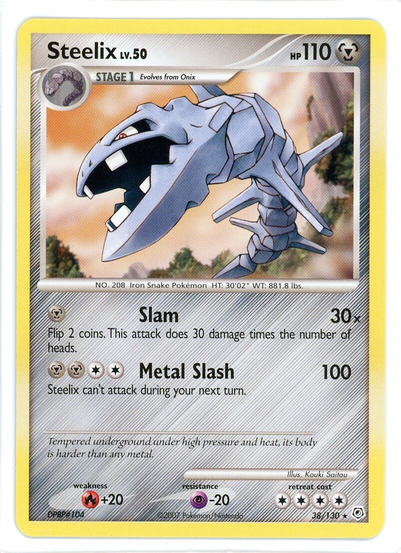 Steelix 38/130 Diamond & Pearl Pokemon Card