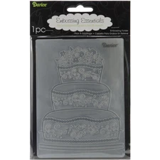 Darice Embossing Folder Fancy Cake 4.25 X 5.75 Inches