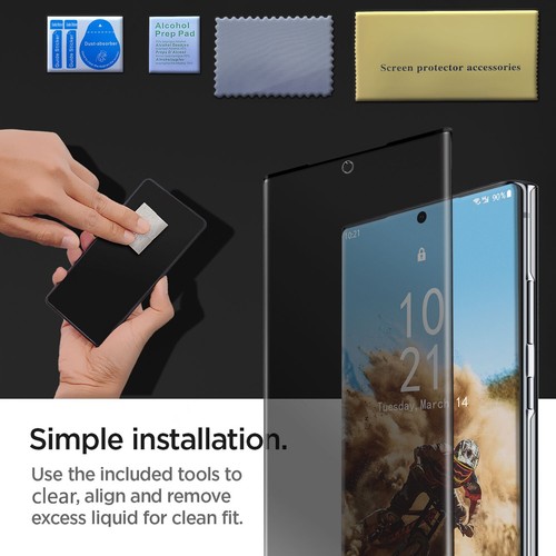 Confezione 2 Proteggi Schermo Vetro Temperato Privacy Per Samsung Galaxy Note10+ 10 Plus - Foto 4 di 15