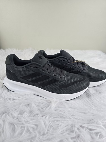 Adidas RUNFALCON 5 Running Sneakers Men's Size 9.5 Shoes Black White Grey New