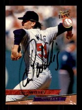 1993 Fleer Ultra #239 Carl Willis AUTOGRAPHED!! Twins 240197