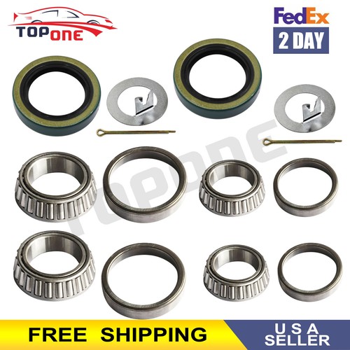 2 x Trailer Hub Bearings Kits Fits 3500 w/1.719'' Seals 84 Spind