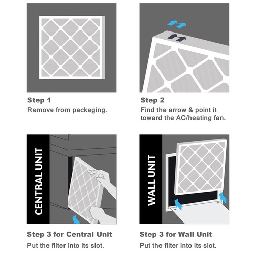 Aerostar 16x20x4 AC and Furnace Filter - Merv 13, Box of 12 - Picture 5 of 6
