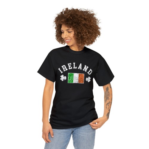 Bandiera d'Irlanda | Unisex | Cotone Pesante | T-Shirt | Irlandese | Giorno di San Patrizio - Foto 11 di 32