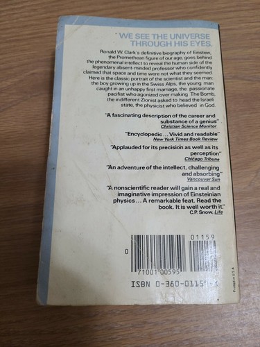 1972 Einstein The Life And Times by Ronald W Clark Avon Paperback - Bild 3 von 6