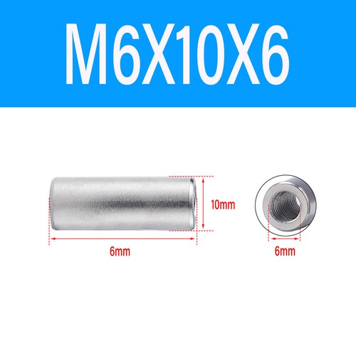 A2 304 Edelstahl Verbindungsmuffe Rund Langmutter Gewindemuffe M3 M4 M5 M6 ~ M20 - Bild 32 von 84